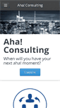 Mobile Screenshot of ahaconsulting.net.au